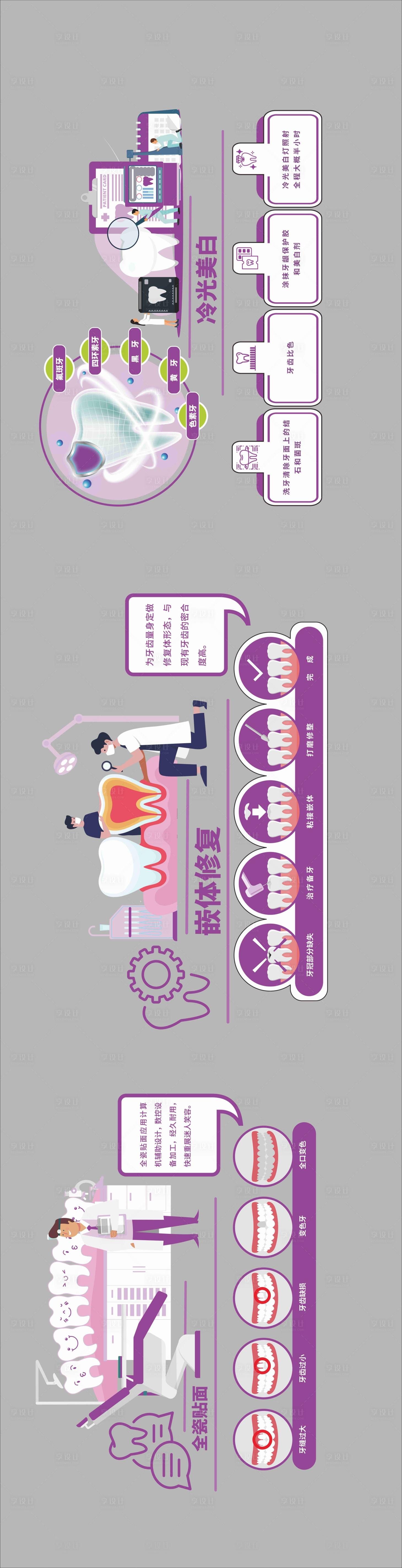 源文件下載【享設計】搜索編號：42700029409935567【口腔牙齒健康文化墻】