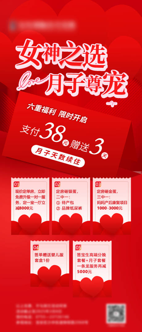 女神之选月子尊宠海报