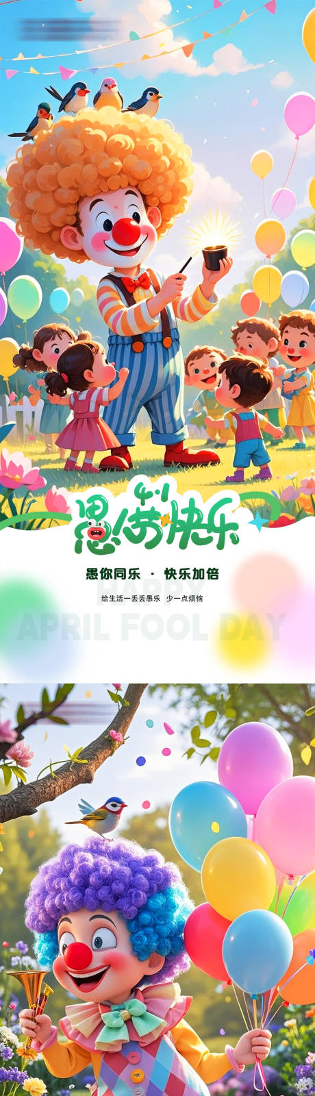 源文件下载【41愚人节小丑海报】编号：31290029612803465