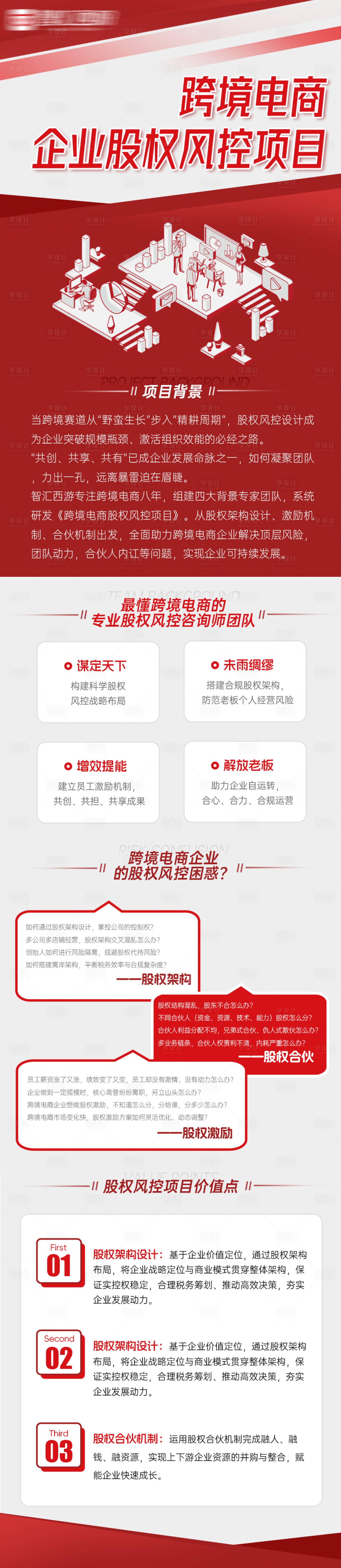 源文件下载【企业风控极简风介绍长图海报】编号：73030029600624376