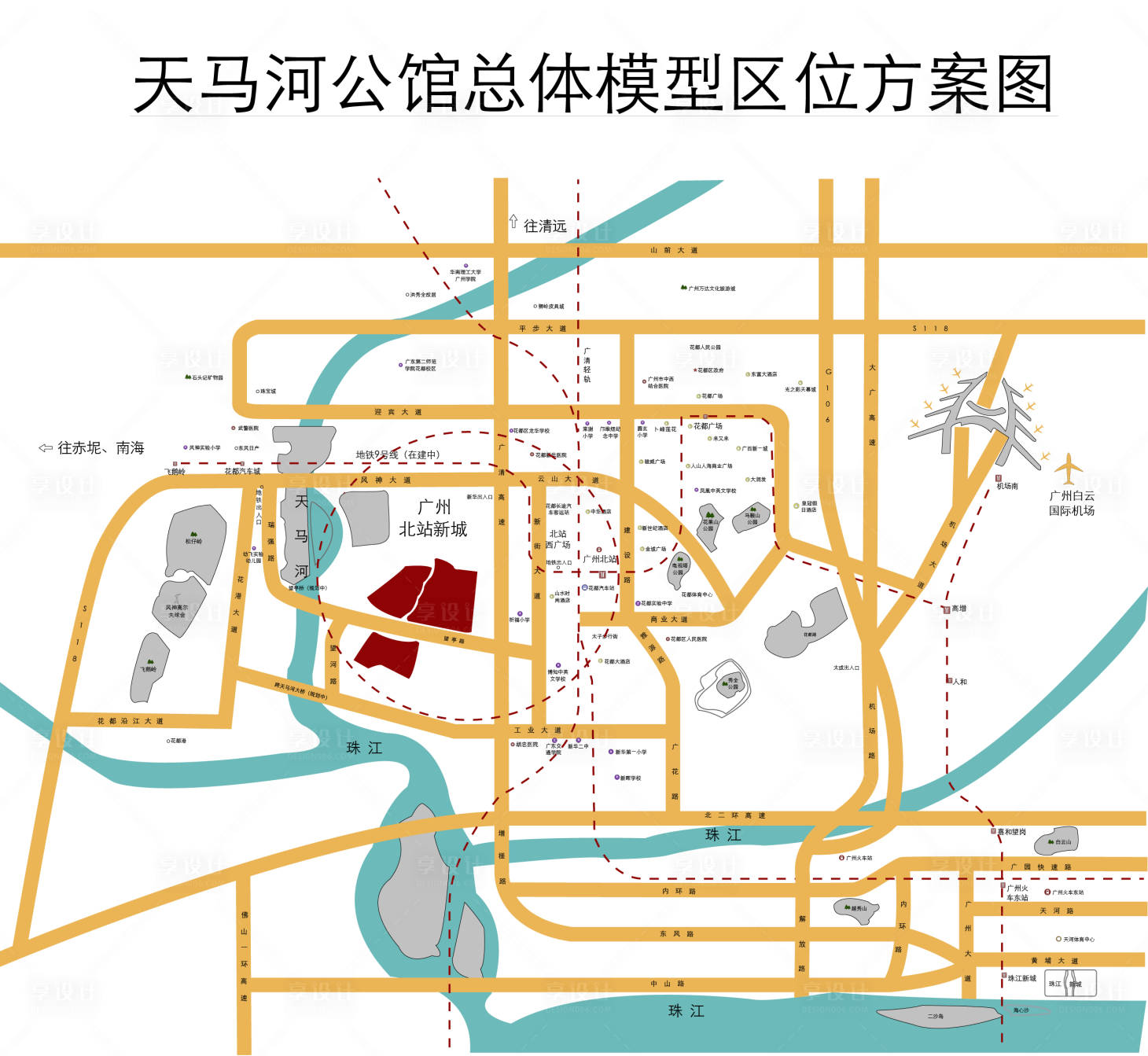 源文件下载【区位图设计】编号：68170029562396656