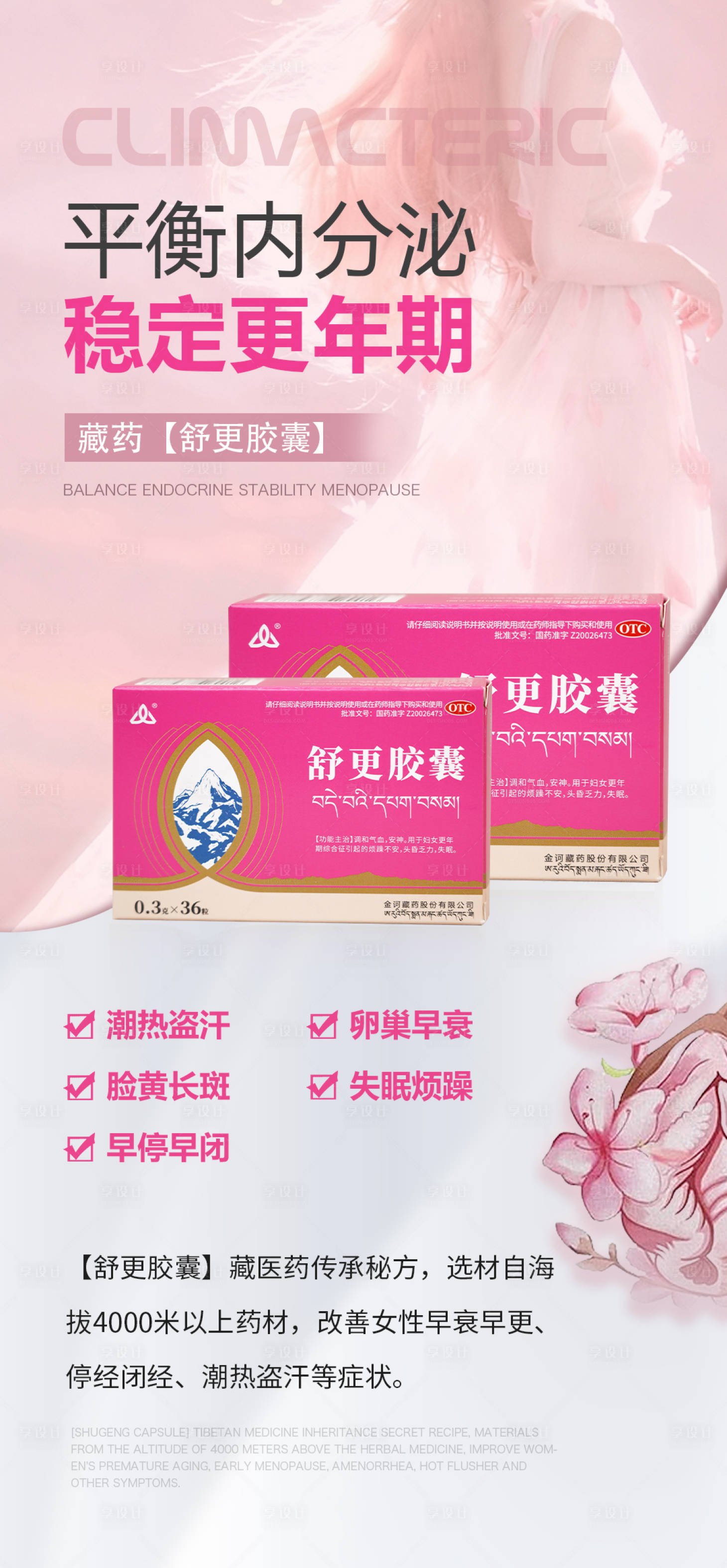 源文件下载【享设计】搜索编号：77890029842903273【女性健康科普宣传产品海报 】