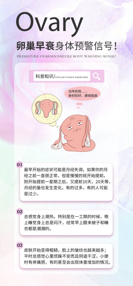 源文件下载【女性健康科普宣传产品海报 】编号：22410029842668466