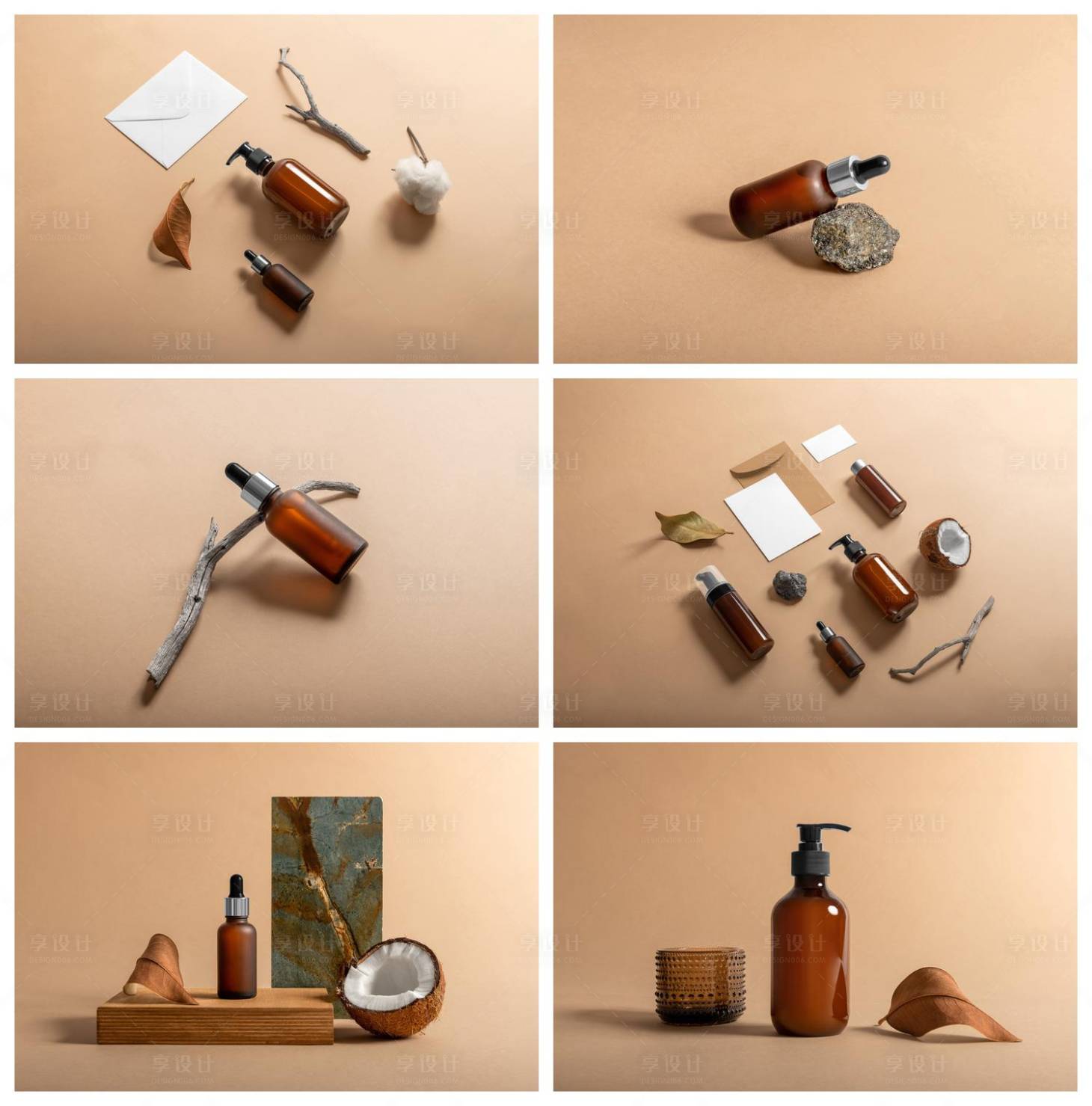 源文件下载【享设计】搜索编号：66720029395105790【包装瓶装手提袋纸袋纸盒样机】