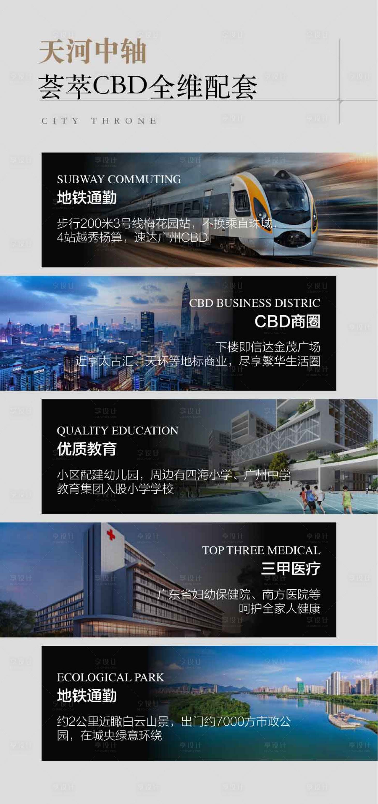 源文件下載【地產天河中軸CBD配套海報】編號：92640029581862658