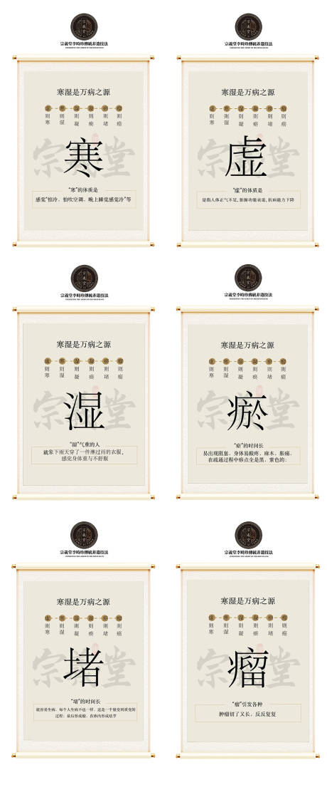 源文件下載【中醫知識寒濕瘀堵瘤海報】編號：80950029629425261