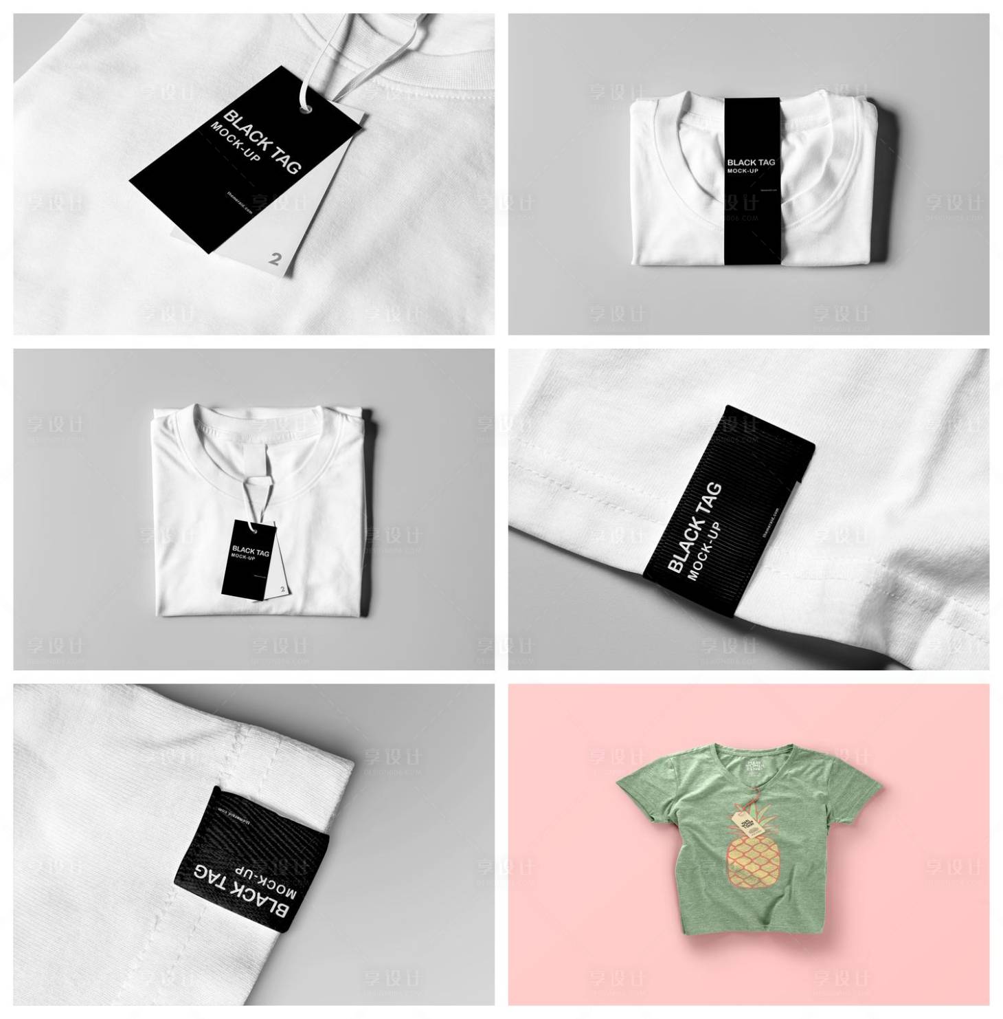 源文件下载【享设计】搜索编号：31670029126603365【服饰吊牌标签样机】