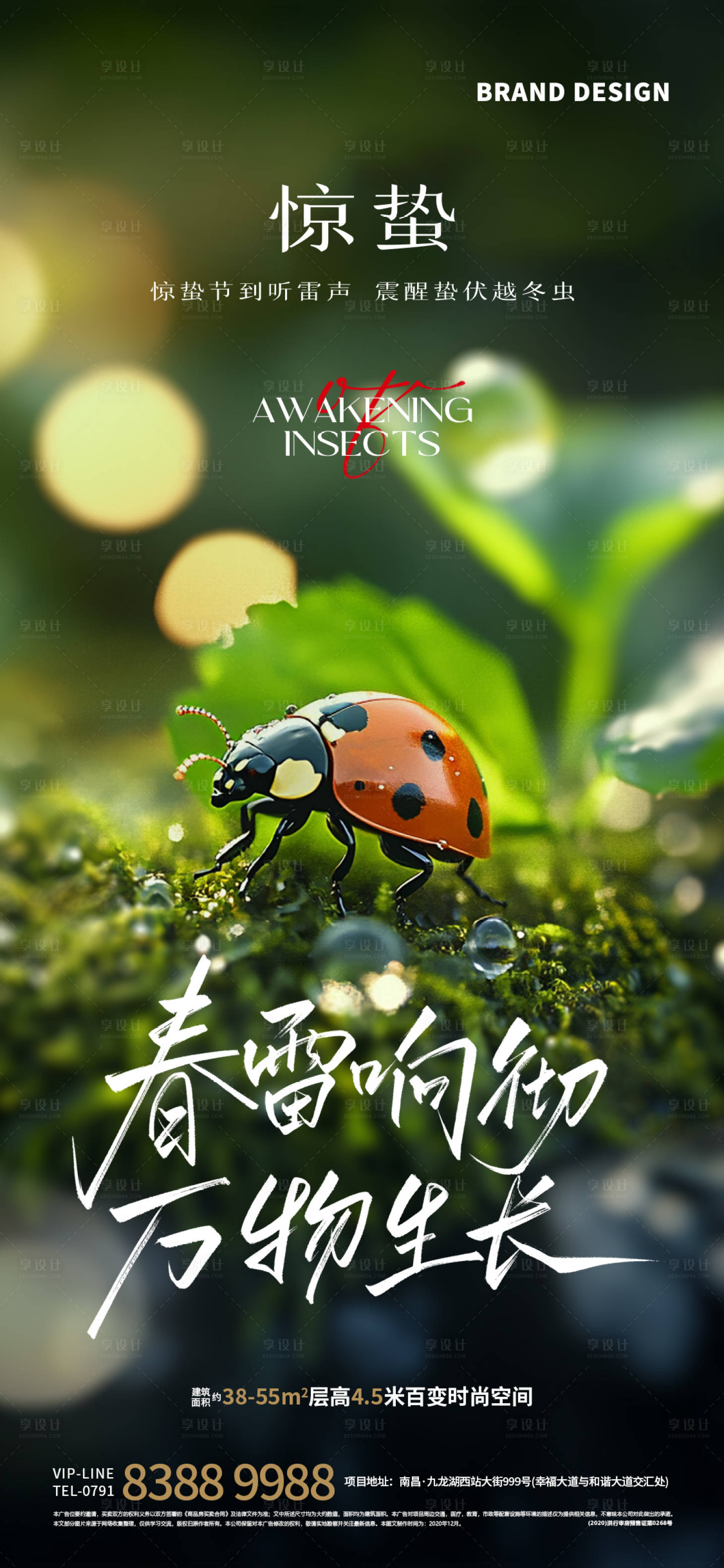 源文件下載【享設計】搜索編號：26500029149007332【驚蟄節氣海報】