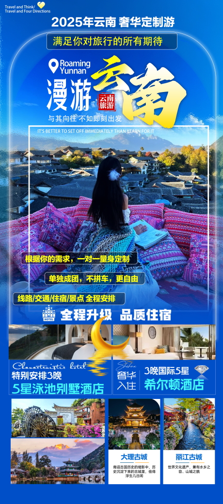 源文件下載【定制漫游云南海報】編號：23680029619492581