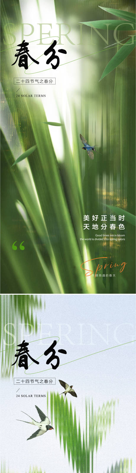 源文件下载【春分节气移动端海报】编号：52560029241782668