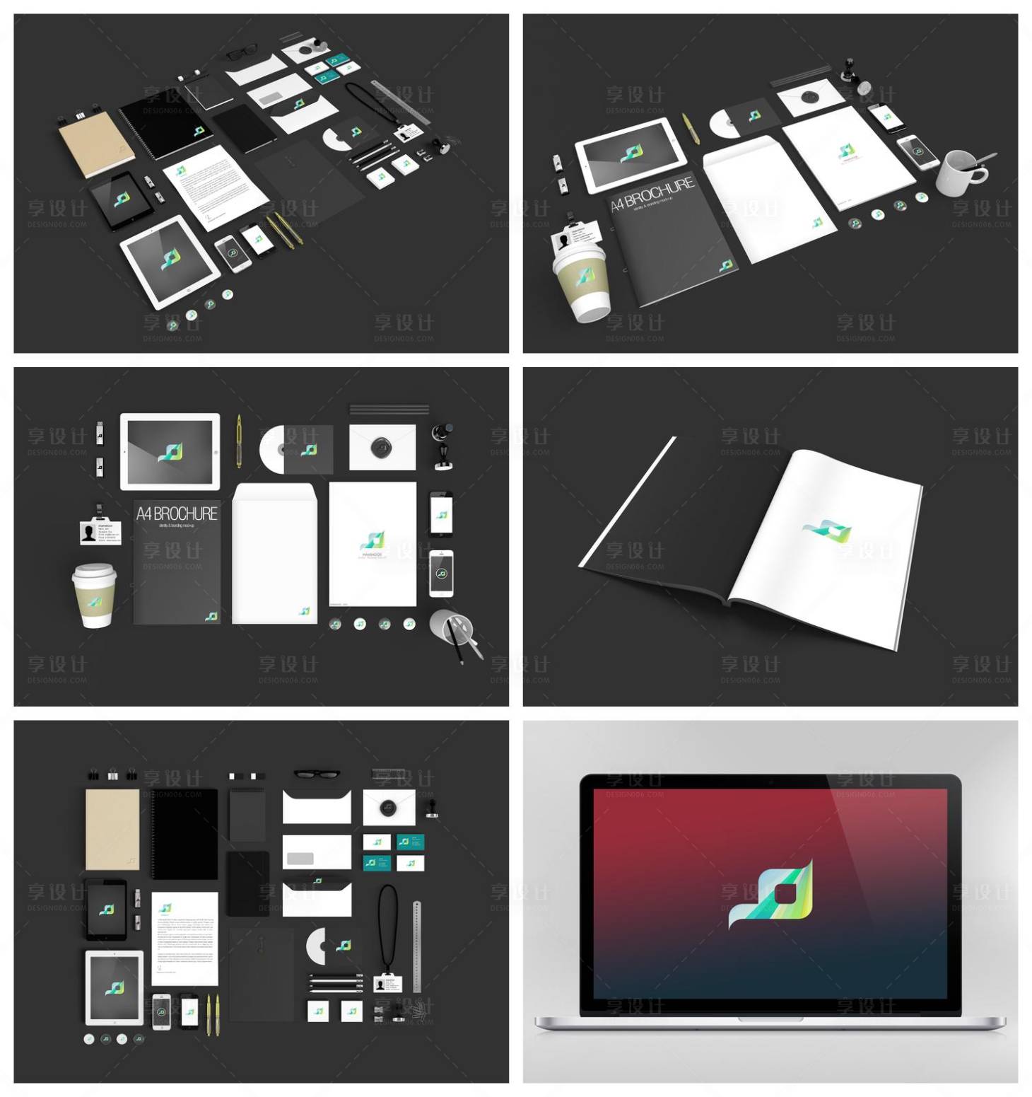 源文件下载【享设计】搜索编号：86890029337892309【办公文具品牌样机】