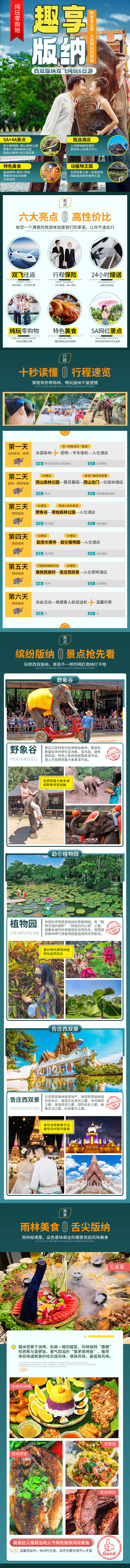 源文件下载【享设计】搜索编号：29510029727214521【云南西双版纳纯玩6日游详情页描述】