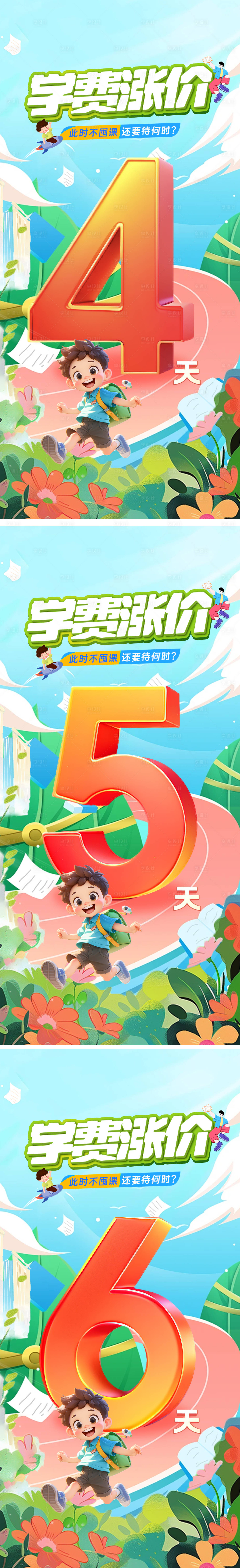 源文件下載【教培兒童教育口語口才漲價倒計時朋友圈】編號：44390029476366435