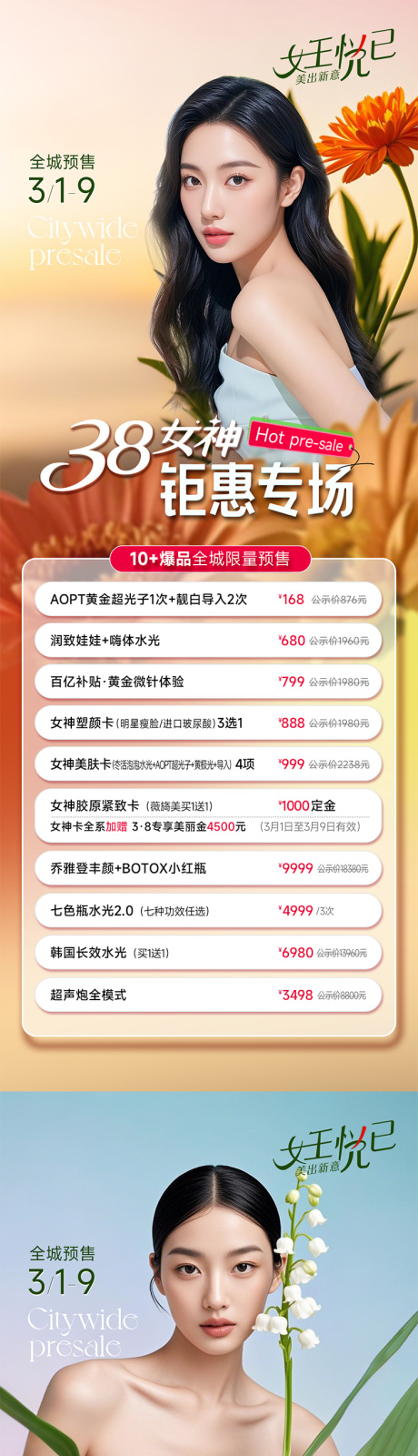源文件下载【3.8女神节钜惠专场海报】编号：97770029133193653