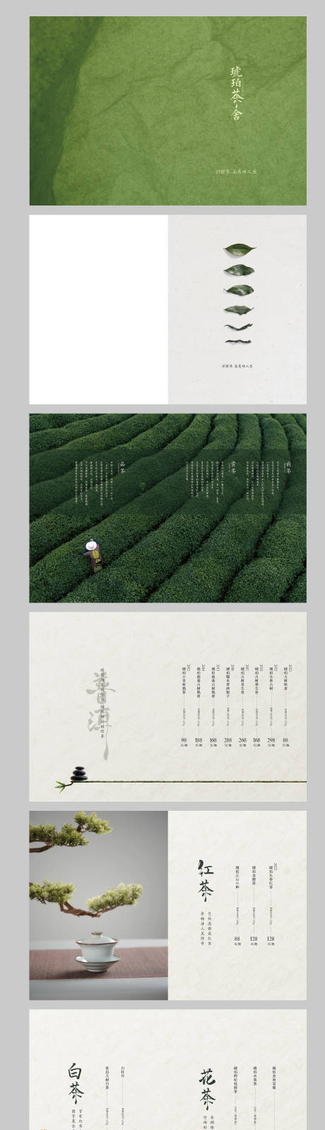 茶社茶叶宣传画册