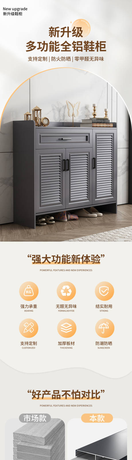 源文件下载【简约鞋柜详情页】编号：23930029819067404