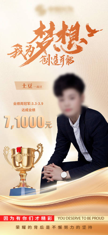源文件下載【享設計】搜索編號：20910029382937835【業績周冠軍喜報】