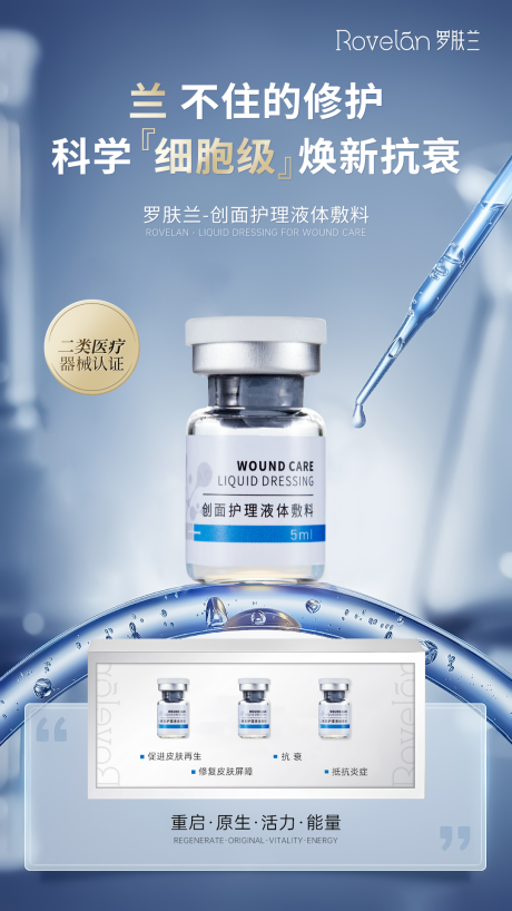 源文件下载【享设计】搜索编号：34010029864215203【二类医疗器械医美宣传产品海报】