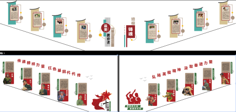 源文件下载【校园楷模楼梯文化墙】编号：31170029872377452