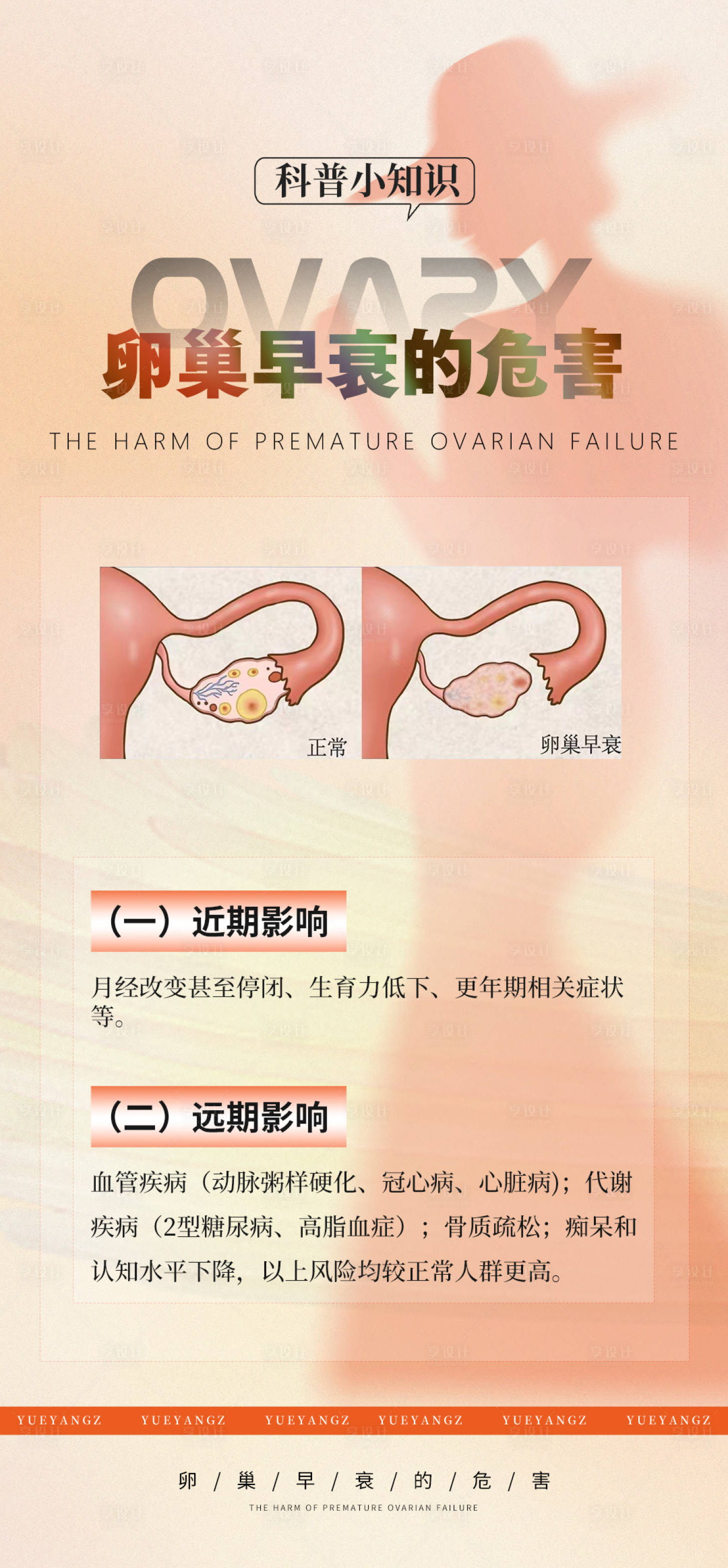 源文件下載【享設計】搜索編號：31080029842765648【女性健康科普宣傳產品海報 】
