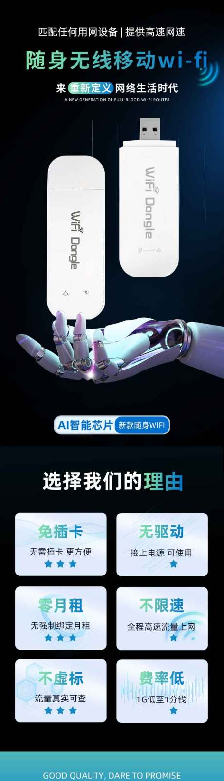 随身无线移动WIFI电商详情页