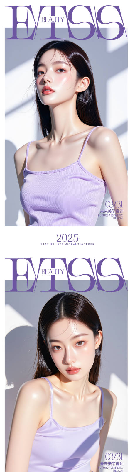 源文件下載【享設(shè)計】搜索編號：31450029873169748【美妝人物系列活動海報】