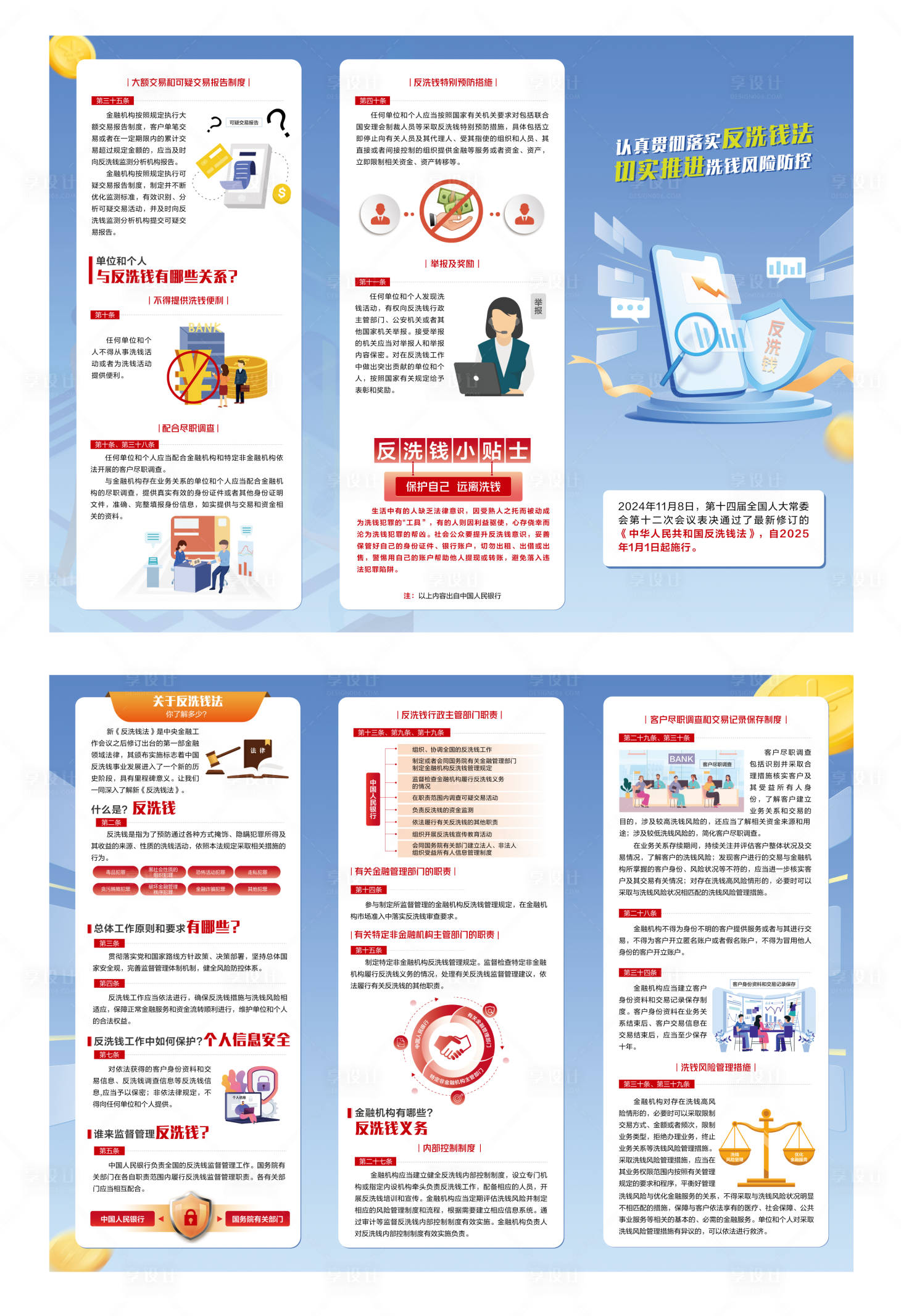 源文件下載【享設計】搜索編號：37130029410103837【認真貫徹落實反洗錢法  】