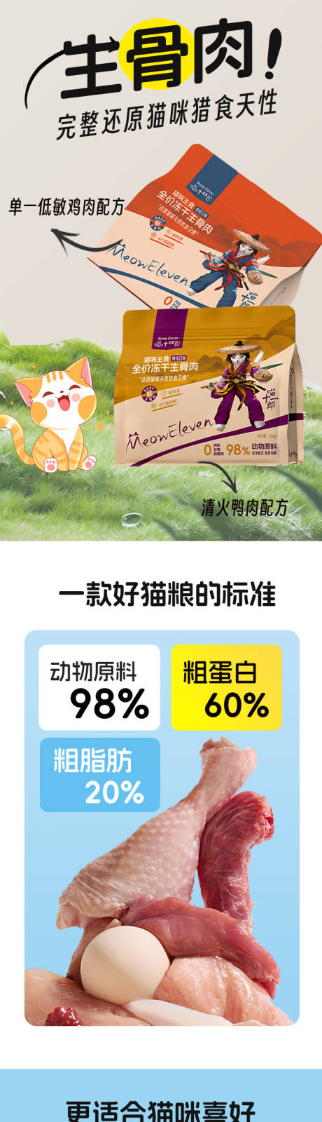 源文件下载【猫粮电商详情页】编号：63710029552378708
