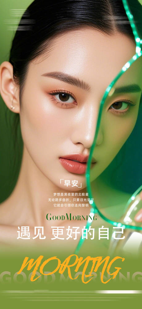 源文件下载【医美早安日签海报】编号：34160029705138345