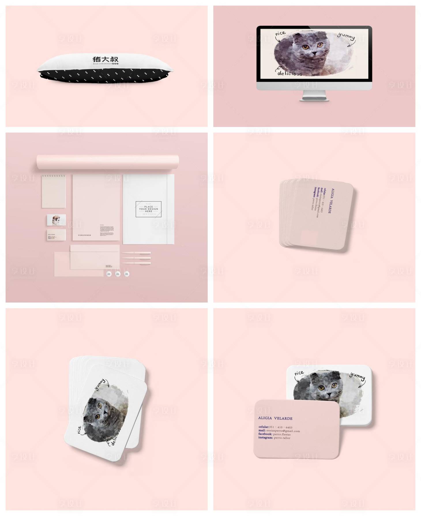 源文件下载【享设计】搜索编号：39590029368055294【宠物用品品牌样机】