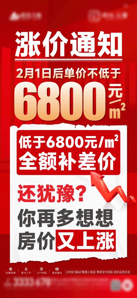 源文件下載【漲價通知海報】編號：94490029549224043