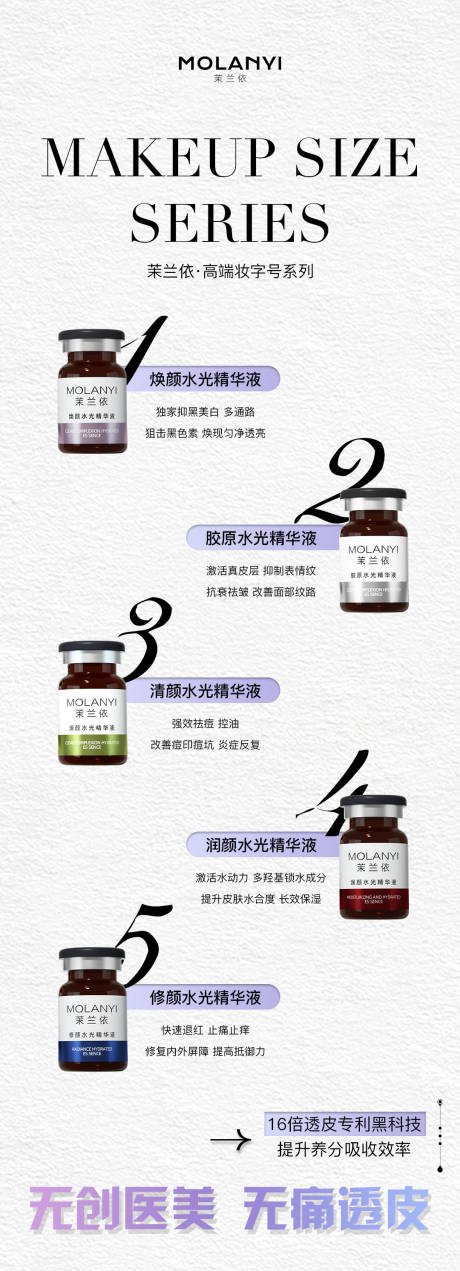 源文件下载【医美水光产品海报口服饮品高级感海报】编号：18330029133708802