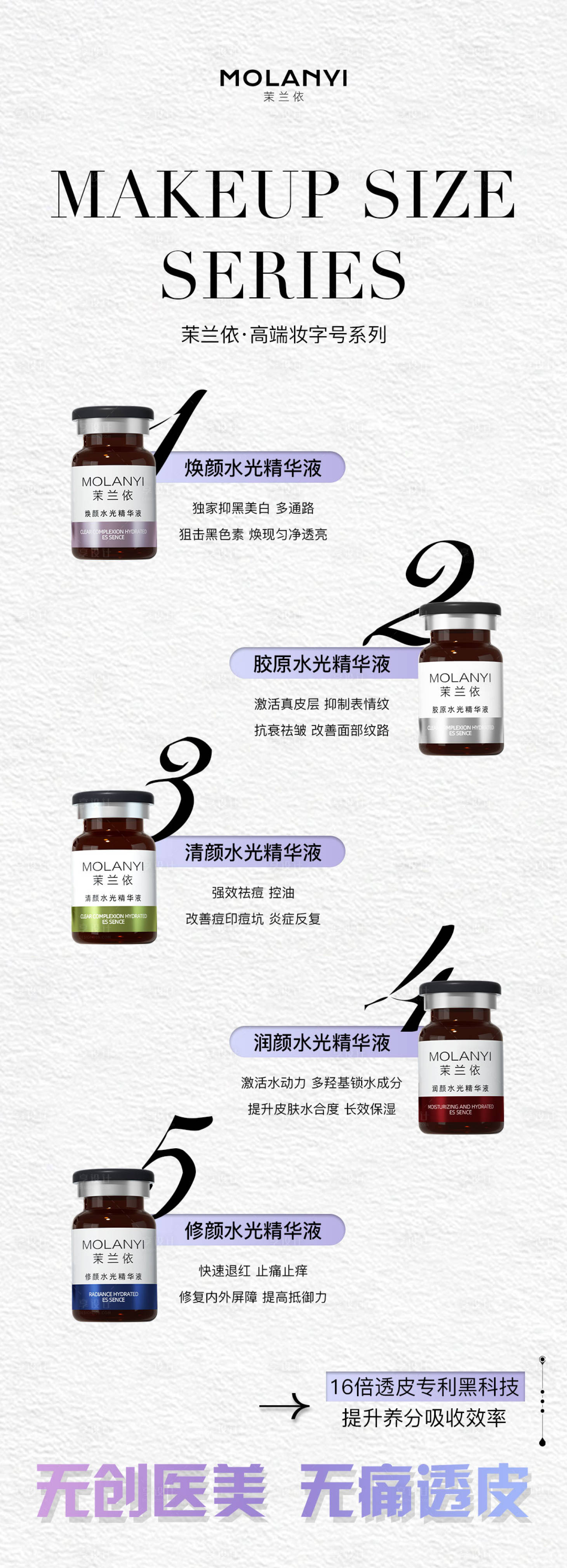 源文件下載【享設計】搜索編號：18330029133708802【醫美水光產品海報口服飲品高級感海報】