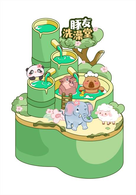 源文件下载【动物园打卡点】编号：42970029123901388