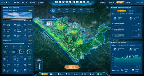 智慧住建管理平台UI设计