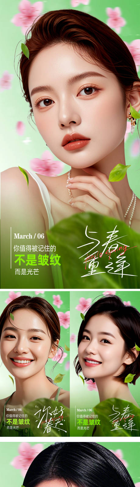 源文件下载【医美早安图系列海报】编号：86230029228208886