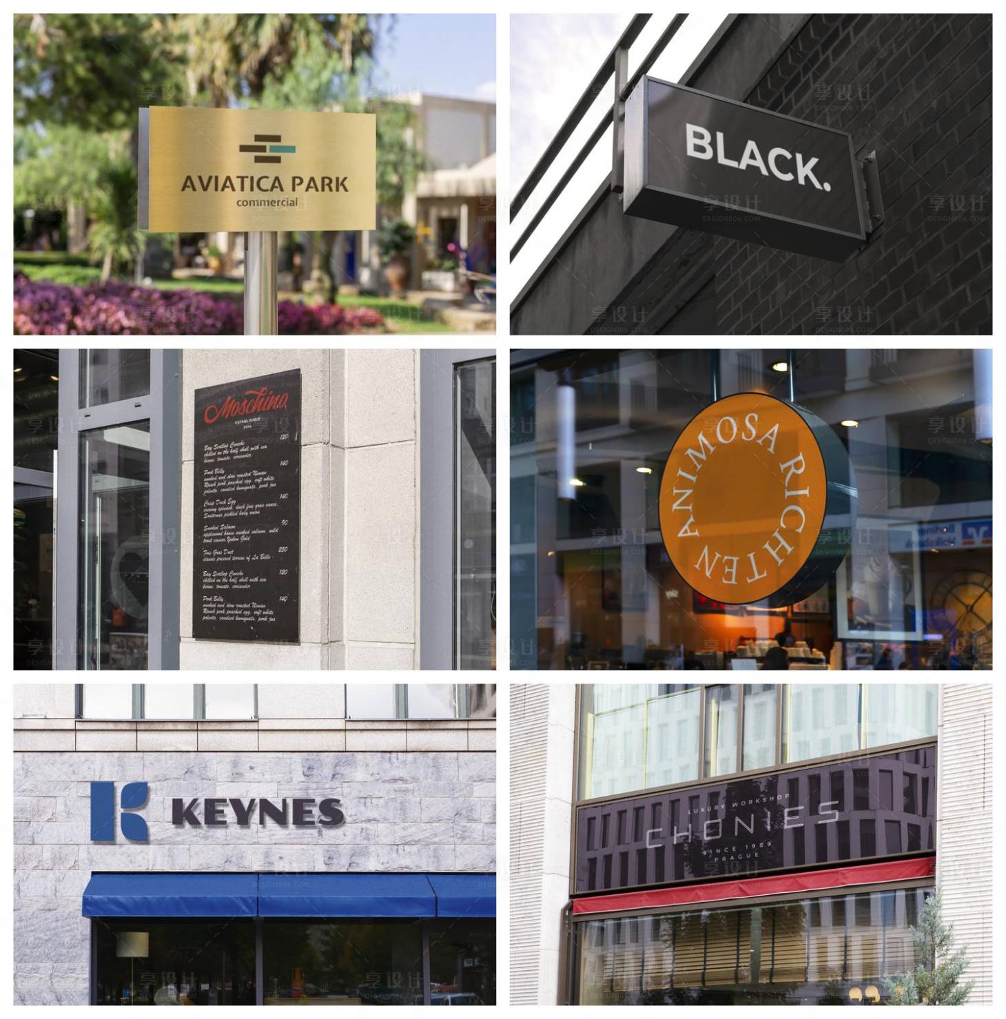 源文件下载【享设计】搜索编号：94640029685699395【店招导视牌海报样机】