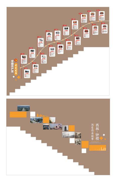 源文件下载【党建文化墙活动背景板】编号：76670029183838788
