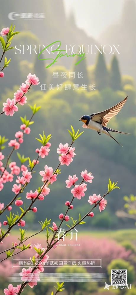 源文件下载【春分地产海报】编号：58300029510764502