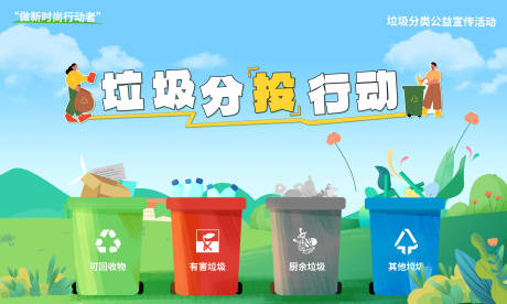 源文件下載【垃圾分類投放游戲活動背景板】編號：30420029585516169