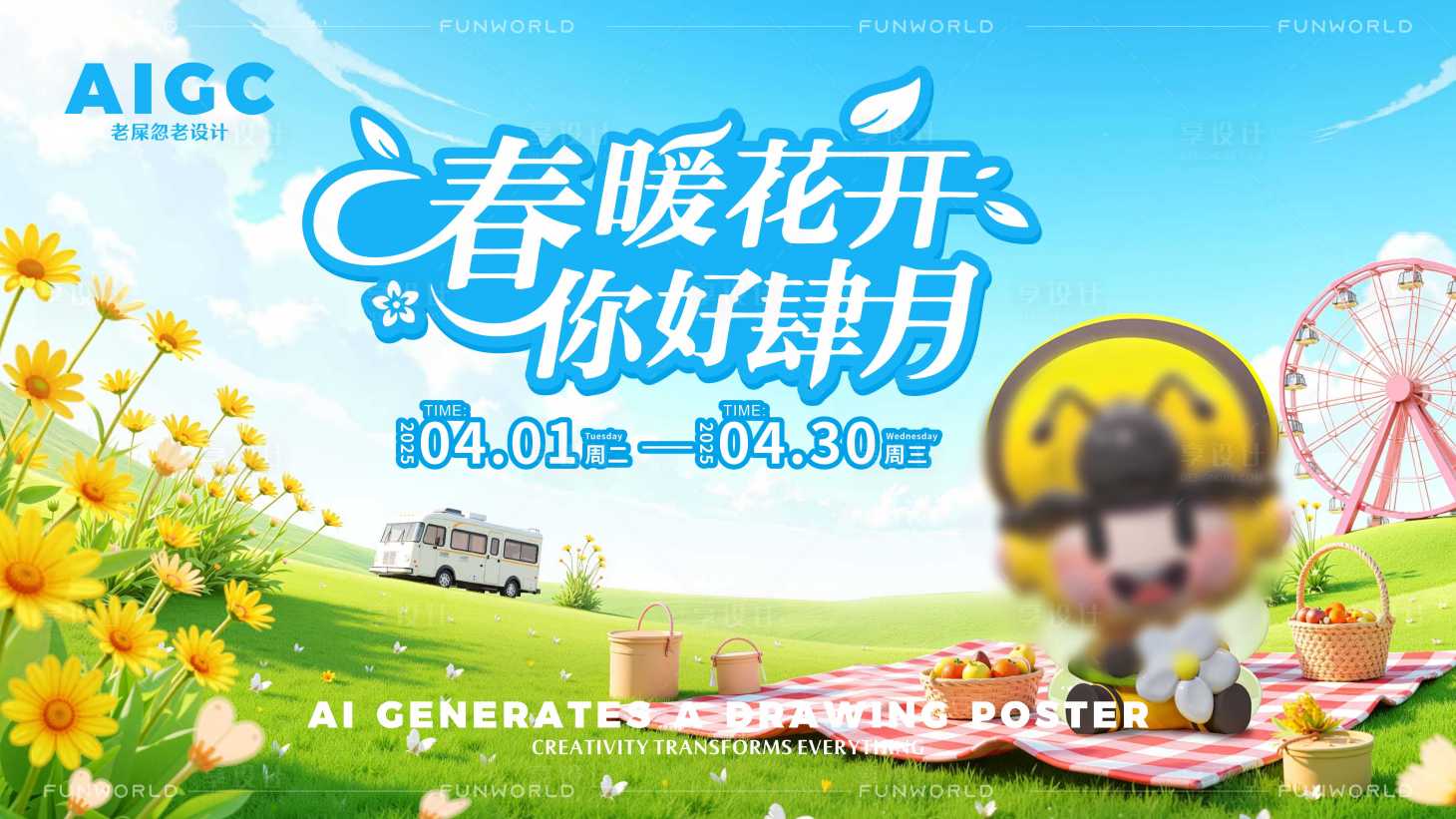 源文件下載【享設計】搜索編號：91510029794613181【4月KV】