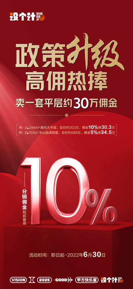 源文件下載【享設計】搜索編號：29680029427741095【分銷高傭喜慶海報】