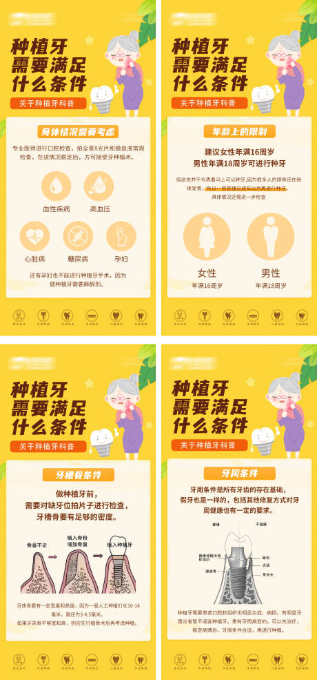 源文件下载【种植牙科普海报】编号：49270029736599955
