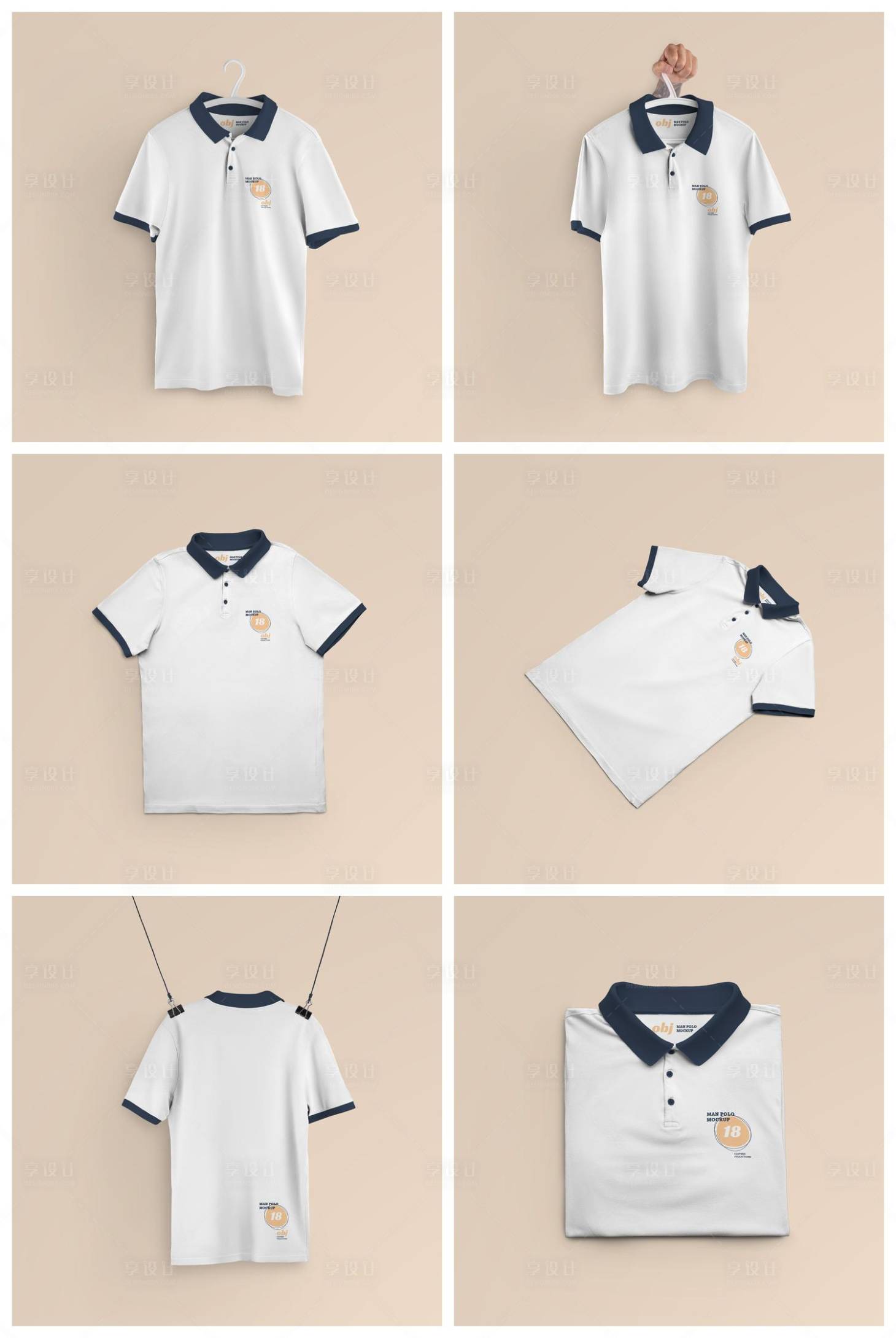 源文件下载【polo服饰短袖简约样机】编号：61010029126508420