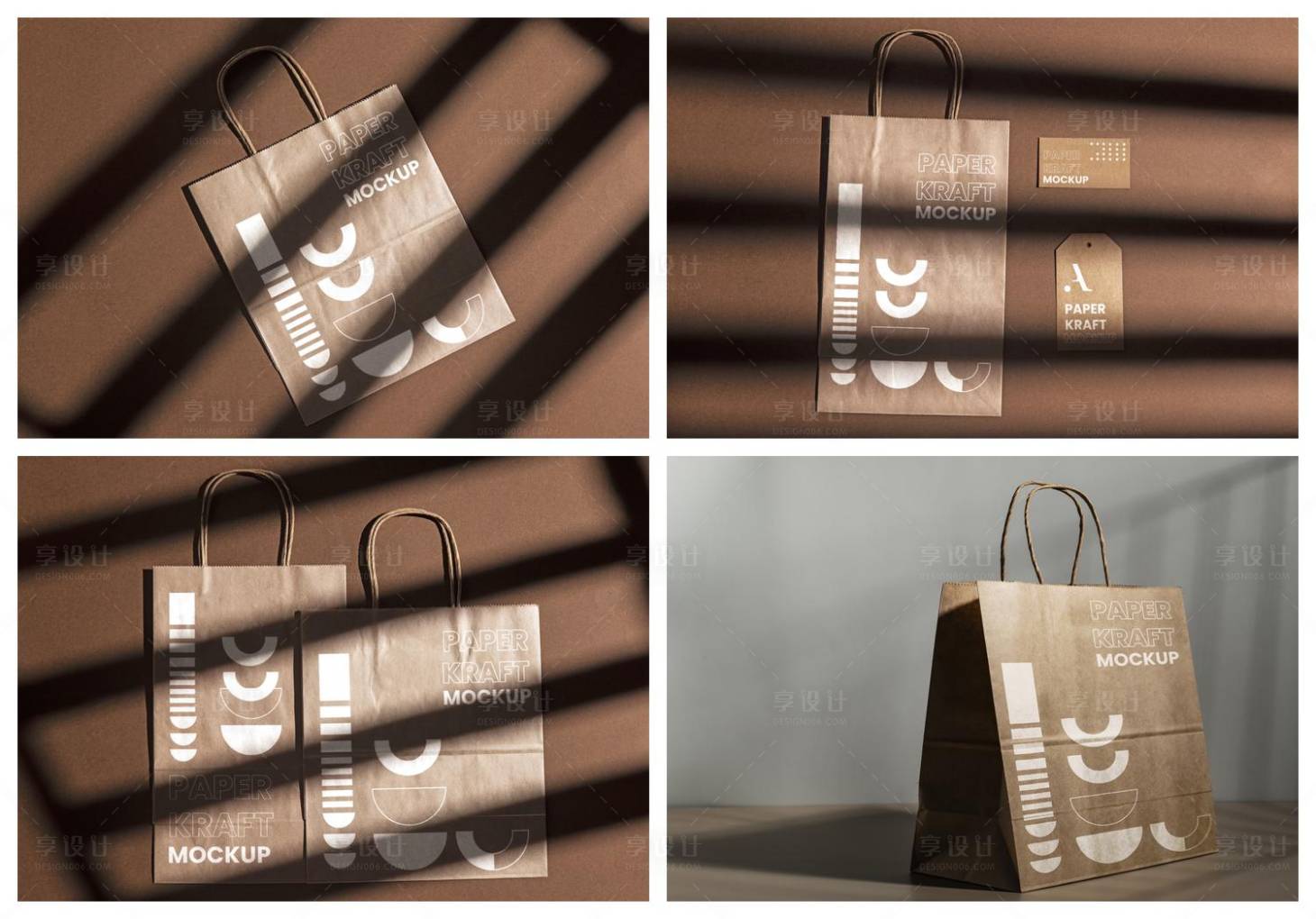 源文件下载【享设计】搜索编号：80910029286047718【手提袋纸袋样机】