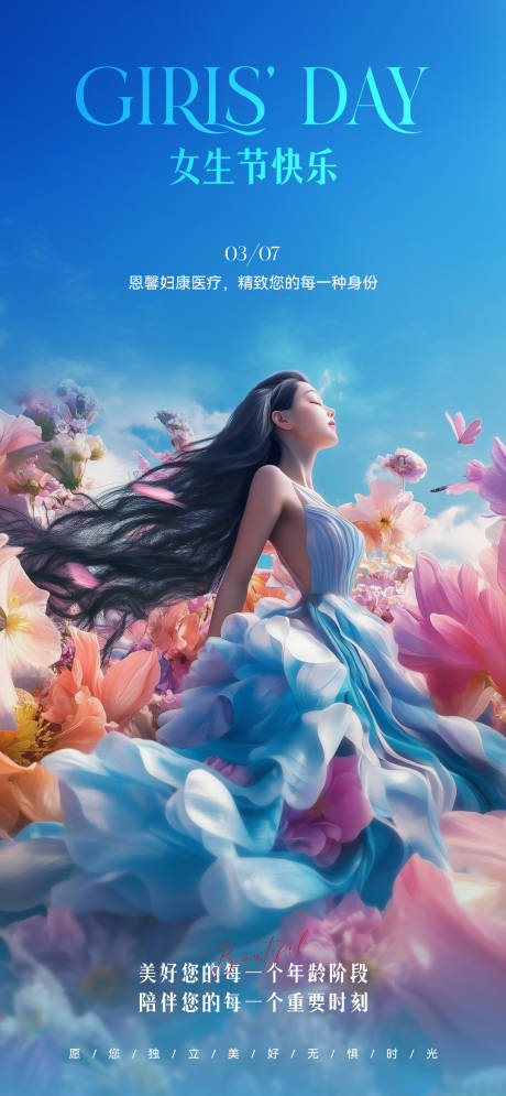 源文件下载【女生节女神节节日海报】编号：49450029237636958