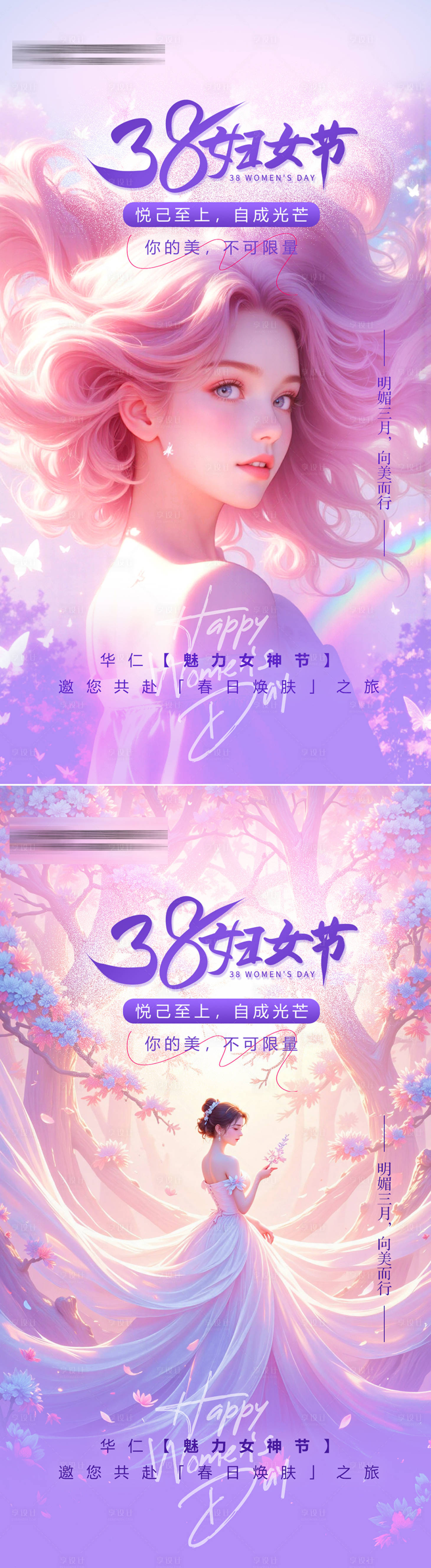 源文件下载【38妇女节女神节海报】编号：69320029196015054