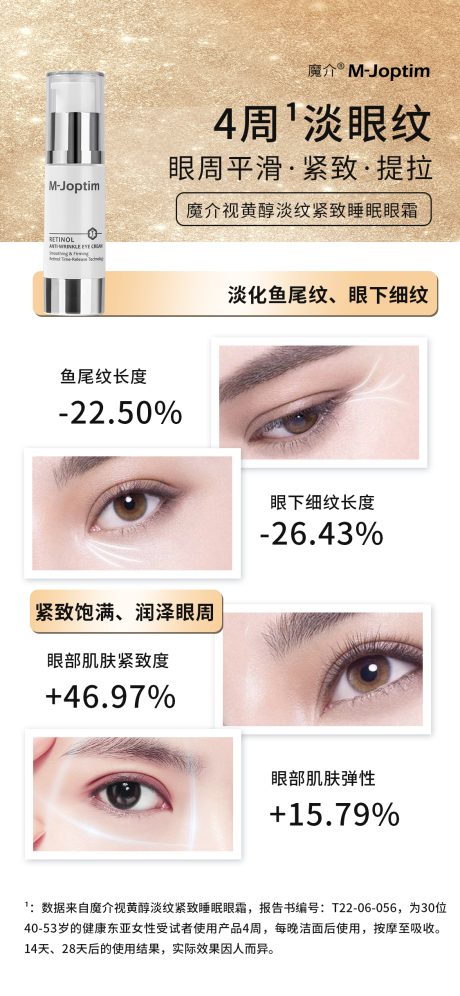 源文件下载【享设计】搜索编号：28800029422694695【视黄醇眼霜护肤海报】