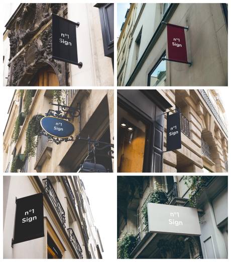 源文件下载【店招导视牌海报样机】编号：30340029106259194