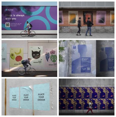 源文件下载【享设计】搜索编号：26010029289484491【户外围挡海报样机设计】